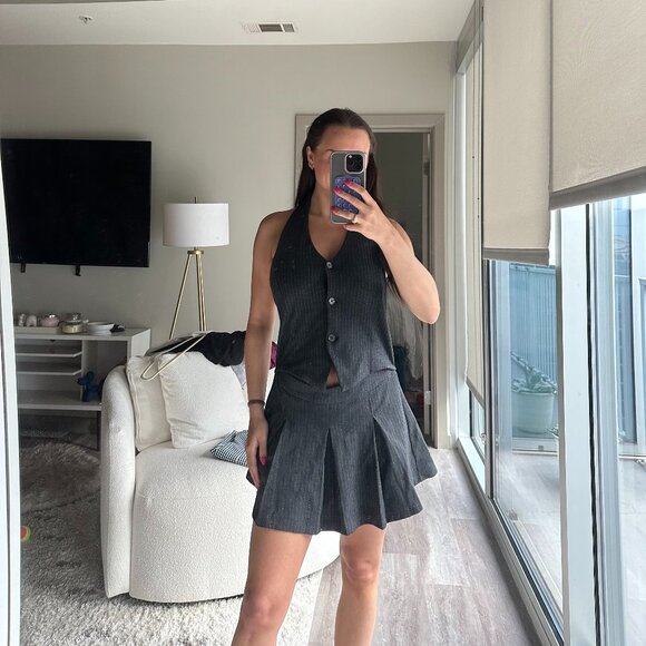 Zara Pinstripe Dress - Picture 2 of 2